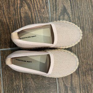 Something Navy Rose Girls Espadrilles